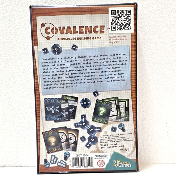 Genius Games COVALENCE: A Molecule Building Game - Picture 6 of 16